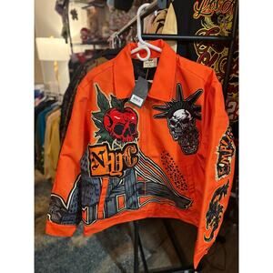 NWT SZ L - Watson NYC Jacket, Orange